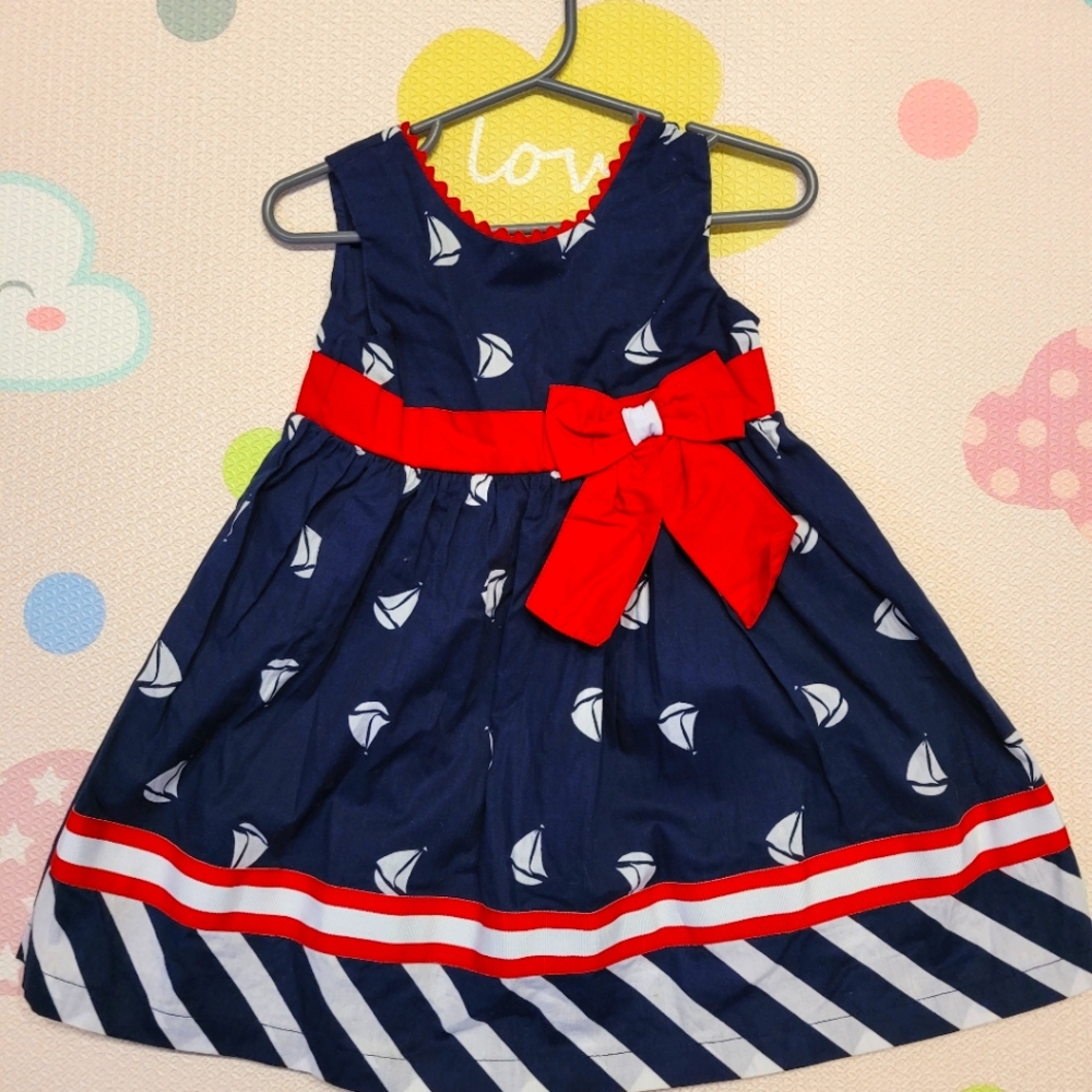 Blueberi Nautical dress